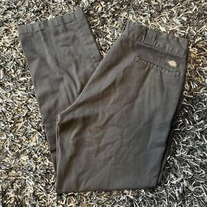 Dickies 874 original fit black straight leg trousers.